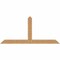Ekena Millwork Portland Timber Gable Bracket, Western Red Cedar, 84"W x 38"H x 5 1/2"D x 5 1/2"F, 11/12 Pitch GBW084X38X0606POR00SWR - alternate 1